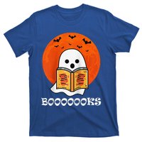 Booooooks Boo Read Books Halloween Raglan Baseball T-Shirt