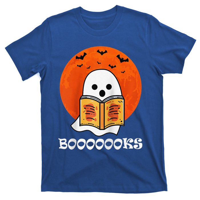 Booooooks Boo Read Books Halloween Raglan Baseball T-Shirt