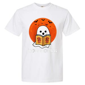 Booooooks Boo Read Books Halloween Raglan Baseball Garment-Dyed Heavyweight T-Shirt