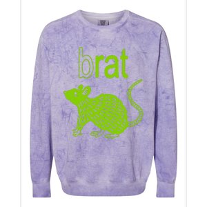 Brat B Rat Mouse Colorblast Crewneck Sweatshirt