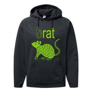 Brat B Rat Mouse Performance Fleece Hoodie