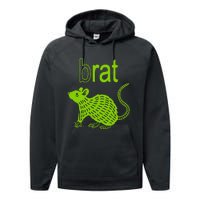 Brat B Rat Mouse Performance Fleece Hoodie