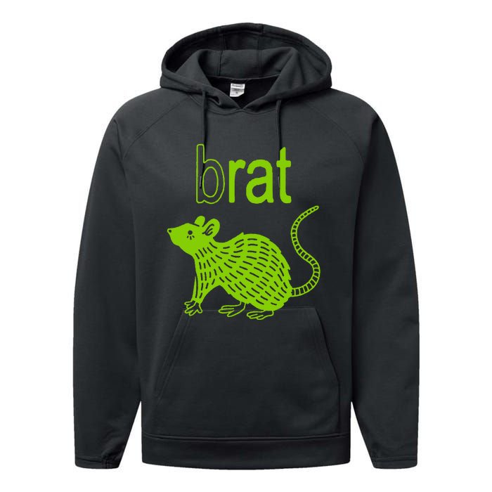 Brat B Rat Mouse Performance Fleece Hoodie