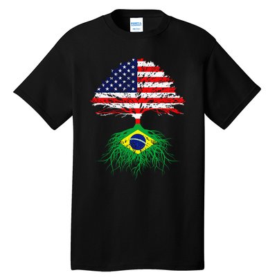 Brazil Brasil Roots Brazilian American Immigrant Tall T-Shirt