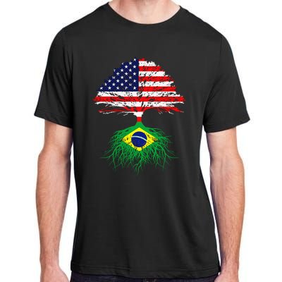 Brazil Brasil Roots Brazilian American Immigrant Adult ChromaSoft Performance T-Shirt