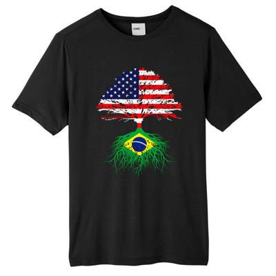 Brazil Brasil Roots Brazilian American Immigrant Tall Fusion ChromaSoft Performance T-Shirt