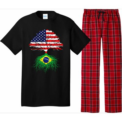 Brazil Brasil Roots Brazilian American Immigrant Pajama Set