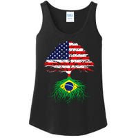 Brazil Brasil Roots Brazilian American Immigrant Ladies Essential Tank