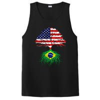 Brazil Brasil Roots Brazilian American Immigrant PosiCharge Competitor Tank