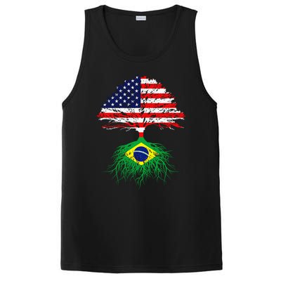 Brazil Brasil Roots Brazilian American Immigrant PosiCharge Competitor Tank