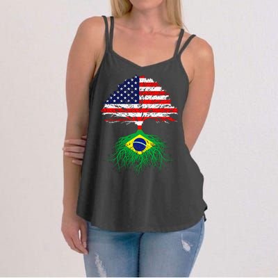 Brazil Brasil Roots Brazilian American Immigrant Women's Strappy Tank