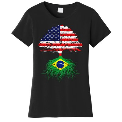 Brazil Brasil Roots Brazilian American Immigrant Women's T-Shirt