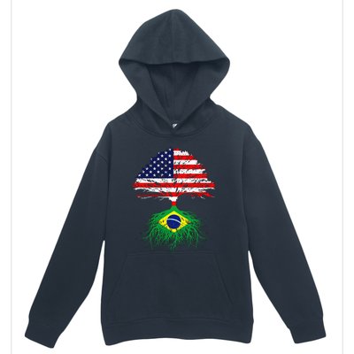 Brazil Brasil Roots Brazilian American Immigrant Urban Pullover Hoodie