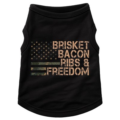 Brisket Bacon Ribs & Freedom Grill Bbq Funny Meat Smoking Doggie Tank