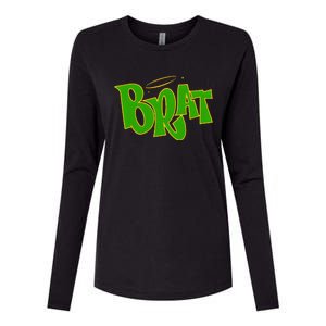 Brat Womens Cotton Relaxed Long Sleeve T-Shirt