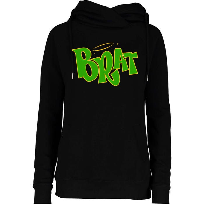 Brat Womens Funnel Neck Pullover Hood