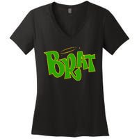 Brat Women's V-Neck T-Shirt