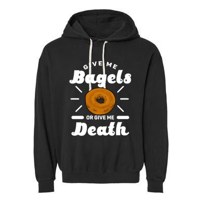 Bagel Baker Roll Lover Ringshaped Baked Beigel Jewish Bread Funny Gift Garment-Dyed Fleece Hoodie