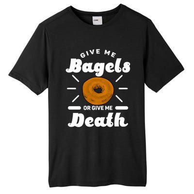 Bagel Baker Roll Lover Ringshaped Baked Beigel Jewish Bread Funny Gift Tall Fusion ChromaSoft Performance T-Shirt