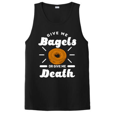 Bagel Baker Roll Lover Ringshaped Baked Beigel Jewish Bread Funny Gift PosiCharge Competitor Tank