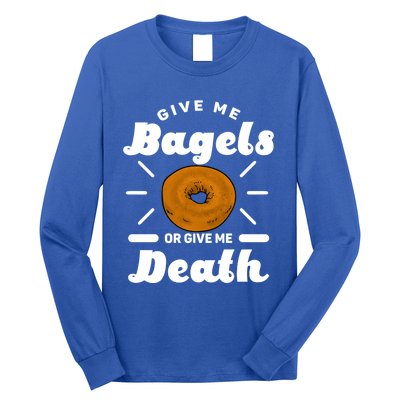 Bagel Baker Roll Lover Ringshaped Baked Beigel Jewish Bread Funny Gift Long Sleeve Shirt