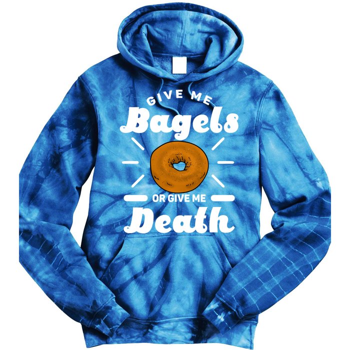 Bagel Baker Roll Lover Ringshaped Baked Beigel Jewish Bread Funny Gift Tie Dye Hoodie