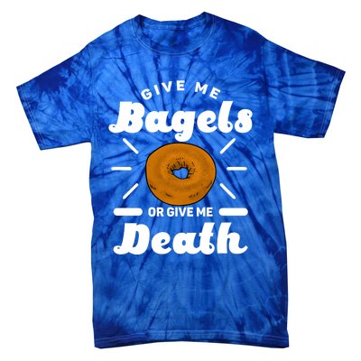 Bagel Baker Roll Lover Ringshaped Baked Beigel Jewish Bread Funny Gift Tie-Dye T-Shirt