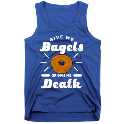 Bagel Baker Roll Lover Ringshaped Baked Beigel Jewish Bread Funny Gift Tank Top