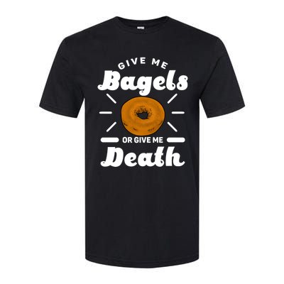 Bagel Baker Roll Lover Ringshaped Baked Beigel Jewish Bread Funny Gift Softstyle CVC T-Shirt