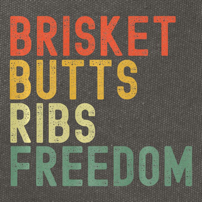 Brisket Butts Ribs Freedom Bbq Meat Smoker Meat Lover Cotton Canvas Backpack