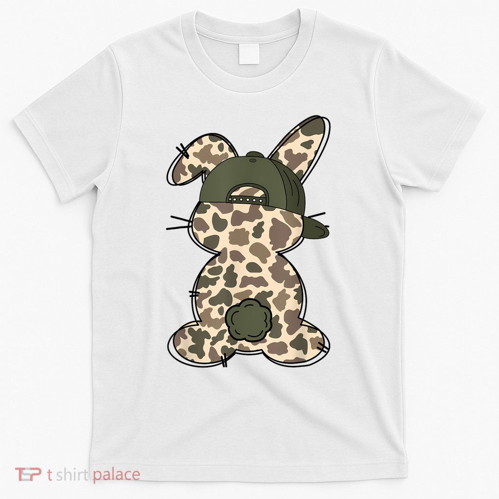 Boy Bunny Rabbit Duck Camo Camouflage Hat Ball Cap Easter T-Shirt
