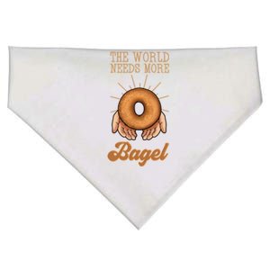 Bagel Baker Roll Lover Ringshaped Baked Jewish Bread Beigel Gift USA-Made Doggie Bandana