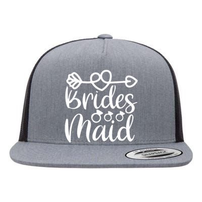 Bridesmaid Flat Bill Trucker Hat