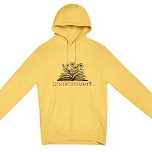 Booktrovert Book Reader Gift Premium Pullover Hoodie