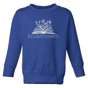 Booktrovert Book Reader Gift Toddler Sweatshirt