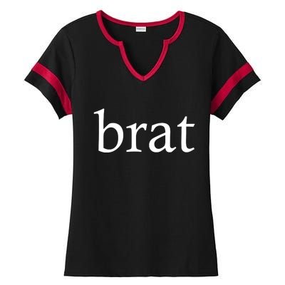 Brat Ladies Halftime Notch Neck Tee