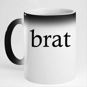 Brat 11oz Black Color Changing Mug