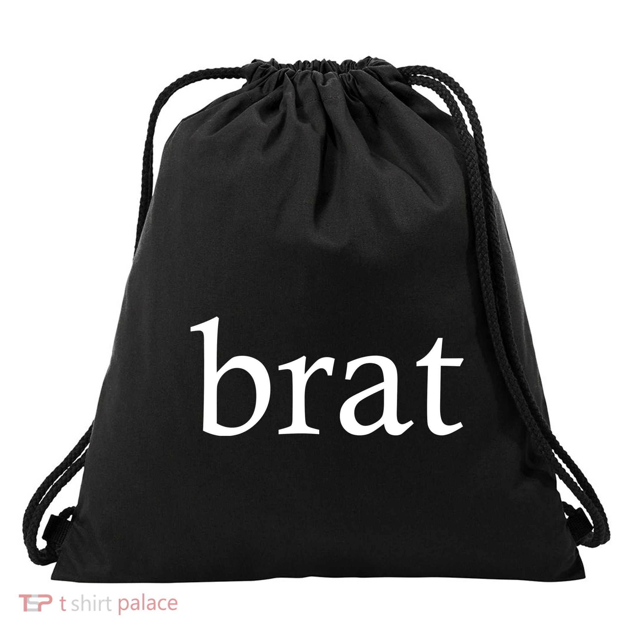 Brat Drawstring Bag