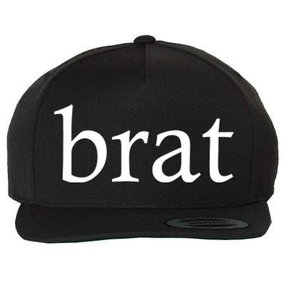 Brat Wool Snapback Cap