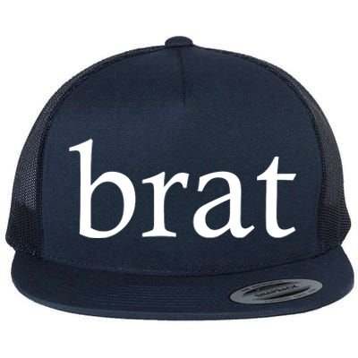 Brat Flat Bill Trucker Hat