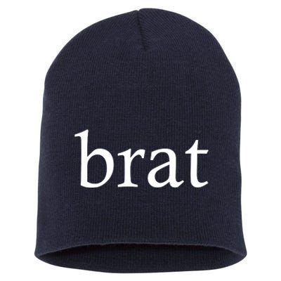 Brat Short Acrylic Beanie