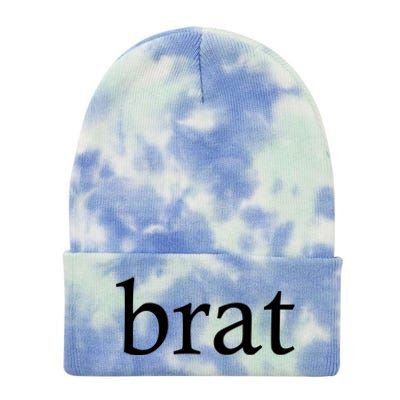 Brat Tie Dye 12in Knit Beanie