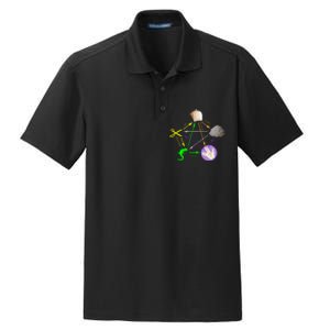 Big Bang Rock Paper Scissors Lizard Dry Zone Grid Polo