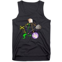 Big Bang Rock Paper Scissors Lizard Tank Top