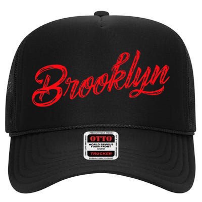 Brooklyn High Crown Mesh Back Trucker Hat