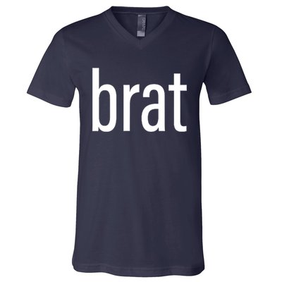 Brat V-Neck T-Shirt