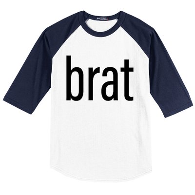 Brat Baseball Sleeve Shirt