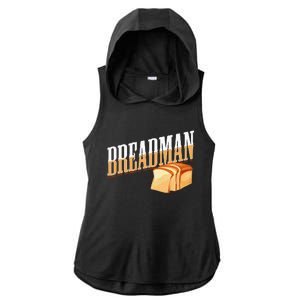 Breadman Ladies PosiCharge Tri-Blend Wicking Draft Hoodie Tank