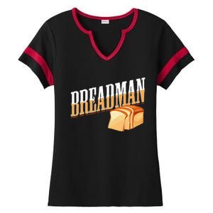 Breadman Ladies Halftime Notch Neck Tee