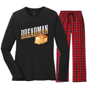 Breadman Women's Long Sleeve Flannel Pajama Set 